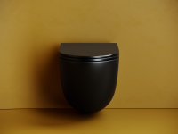 Подвесной унитаз Vogue безободковый, смыв торнадо - Gidratop.ru изображение