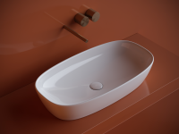Умывальник чаша накладная овальная Element 700x375x140мм - Gidratop.ru изображение