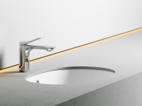 Умывальник овальный встраиваемый под столешницу Element 565x385x210мм, с крепежом и шаблоном для установки - Gidratop.ru изображение