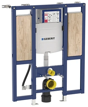 Инсталляция Geberit Duofix 111.375.00.5 UP320 для унитаза, с площадками для поручней, для клавиш Sigma