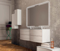 Зеркало со встроенной LED подстветкой 54353, реверсивное, 120x90 - Gidratop.ru изображение