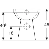 Напольный унитаз Geberit Renova Comfort 218510000, белый - Gidratop.ru изображение