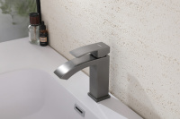 Смеситель ABBER Wasserfall AF8610NG для раковины, никель - Gidratop.ru изображение