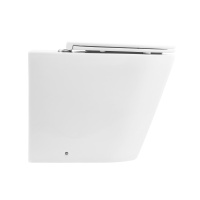 Унитаз приставной безободковый BelBagno FLAY-R BB1003CBR/BB870SC - Gidratop.ru изображение