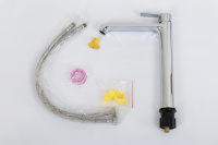 AURORA Смеситель для накладной раковины без донного клапана, хром AURORA-LMC-CRM-W0 - Gidratop.ru изображение