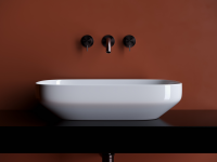 Умывальник чаша накладная прямоугольная Element 600x380x150мм - Gidratop.ru изображение