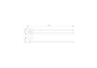 Полотенцедержатель поворотный WONZON & WOGHAND POLO, Хром (WW-8931) - Gidratop.ru изображение