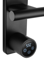 Полотенцесушитель электрический WONZON & WOGHAND NÜRNBERG, Черный матовый (WW-AL342-MB) - Gidratop.ru изображение