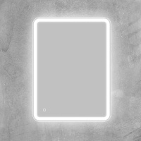 Зеркало с встроенным светильником и сенсорным выключателем SPC-MAR-600-800-LED-TCH, 12W, 220-240V, 600x30x800 - Gidratop.ru изображение