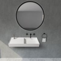 Раковина подвесная ABBER Stein AS2648 белая матовая - Gidratop.ru изображение