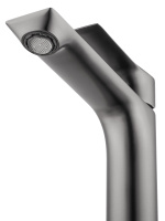 Смеситель для раковины высокий WONZON & WOGHAND BRILLIANT, Темный графит (WW-88019079-BGM) - Gidratop.ru изображение