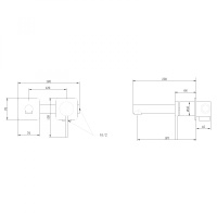 Смеситель ABBER Emotion AF8812G для раковины скрытого монтажа, золото матовое - Gidratop.ru изображение