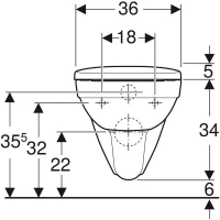Подвесной безободковый унитаз Geberit Selnova, крышка микролифт, белый, 501.751.00.1 - Gidratop.ru изображение
