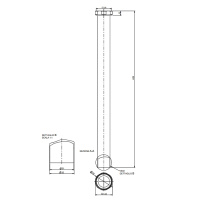 Gessi  удлинительная трубка для сифона, длина 40 см, цвет: хром - Gidratop.ru изображение