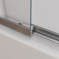 Душевая шторка на ванну CEZARES SLIDER-VF-11-90/150-P-Cr - Gidratop.ru изображение