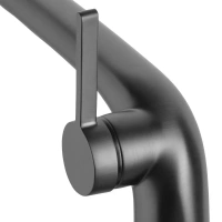 Смеситель Keuco Edition 400 51509130000 для биде, с донным клапаном, хром черный шлифованный - Gidratop.ru изображение