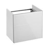 Тумба под раковину Keuco Royal Reflex 34090 210002 подвесная 50 см, белый глянцевый, петли справа - Gidratop.ru изображение