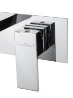 Смеситель для раковины встраиваемый WONZON & WOGHAND CUBE, Хром (WW-88869016-CR) - Gidratop.ru изображение