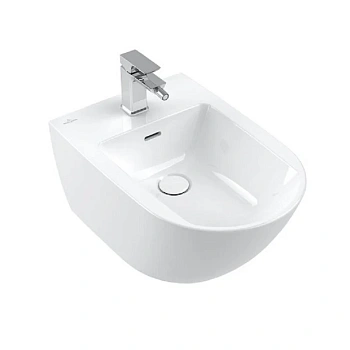 Биде Villeroy&Boch Subway 3.0, 447000RW, подвесное, CeramicPlus белый матовый