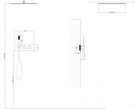 Душевая система ABBER Daheim AF8255G скрытого монтажа без излива, термостат, золото матовое - Gidratop.ru изображение