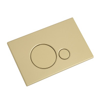 Кнопка смыва SFERA, цвет-брашированное золото, CZR/BB-SR-BORO - Gidratop.ru изображение