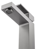 Смеситель для раковины WONZON & WOGHAND CUBE, Темный графит (WW-88139016-BGM) - Gidratop.ru изображение