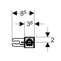 Комплект крепежных элементов Geberit Duofix 111.815.00.1 - Gidratop.ru изображение