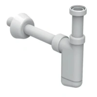 Сифон для раковины Geberit 170.103.11.1, цвет белый - Gidratop.ru изображение