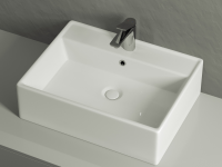 Умывальник чаша накладная прямоугольная Element 590x450x160мм - Gidratop.ru изображение
