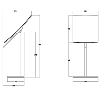 Gessi Rettangolo Косметическое зеркало настольное поворотное, цвет: хром - Gidratop.ru изображение