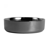 Раковина накладная ABBER Bequem AC2109GS серебро - Gidratop.ru изображение