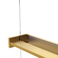 Душевая перегородка Walk-In VSW-1HR900CLG, 900*2000, матовый золотой, стекло прозрачное - Gidratop.ru изображение