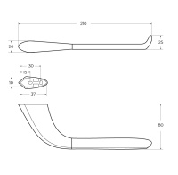 LINER-PH-01 Держатель для туалетной бумаги, исполнение хром - Gidratop.ru изображение