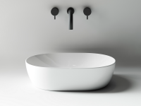 Умывальник чаша накладная овальная Element 480x350x130мм - Gidratop.ru изображение