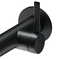 Смеситель Keuco Ixmo Pure 59516370101 для раковины, цвет черный матовый - Gidratop.ru изображение