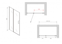 Душевая дверь ABBER Sonnenstrand AG04120S - Gidratop.ru изображение