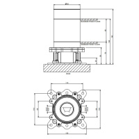 Gessi Emporio Via manzoni встраиваемая часть для напольного смесителя для ванны с душевой лейкой, цвет: Chrome - Gidratop.ru изображение