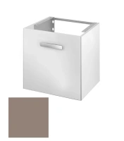 Тумба под раковину Keuco Royal Universe 32790 170001 подвесная 50 см, трюфель матовый, петли слева - Gidratop.ru изображение