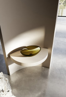 Раковина накладная прозрачная ABBER Kristall AT2802Vesuvian оливковая - Gidratop.ru изображение