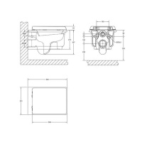 Gessi Eleganza унитаз подвесной в комплекте с сиденьем Soft Close и сифоном, цвет: белый - Gidratop.ru изображение