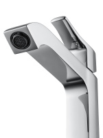 Смеситель для раковины высокий WONZON & WOGHAND FLEX, Хром (WW-88019072-CR) - Gidratop.ru изображение