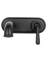 Смеситель для раковины встраиваемый WONZON & WOGHAND STEAM, Черный матовый (WW-88869008-MB) - Gidratop.ru изображение