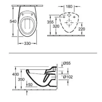 Подвесной унитаз Villeroy&Boch O.novo 7602 1001 детский - Gidratop.ru изображение