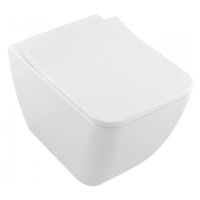 Приставной безободковый унитаз Villeroy&Boch Venticello 4613 R001 alpine - Gidratop.ru изображение