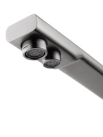 Смеситель для кухни с подключением фильтра WONZON & WOGHAND, Темный графит (WW-88458004-BGM) - Gidratop.ru изображение