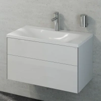 Тумба с раковиной Keuco Royal Reflex 80 см подвесная, белый, 39603210100 - Gidratop.ru изображение