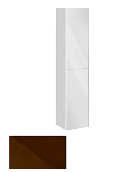 Шкаф-пенал Keuco Royal Reflex 34031 120001 подвесной 35 см, с корзиной, мокка, петли слева