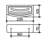 Пластиковая вставка для корзинки Keuco Elegance New 11658 000100, (запасная часть) - Gidratop.ru изображение