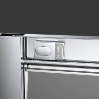 Душевой уголок Alhpa VSQ-3AL900MT, 900*900, хром, стекло текстурное - Gidratop.ru изображение