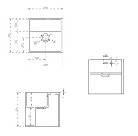Тумба с раковиной ABBER Stein AS2639 подвесная, белая матовая - Gidratop.ru изображение